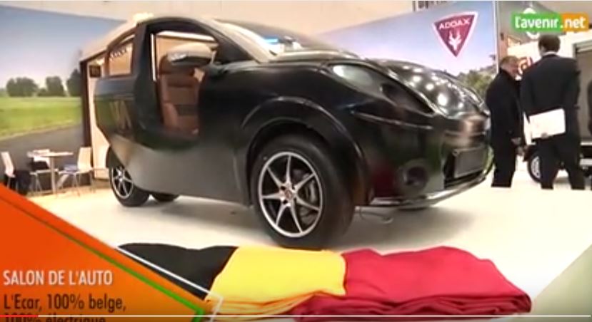L’Ecar est une petite voiture multi-usages 100% belge et 100% électrique. 